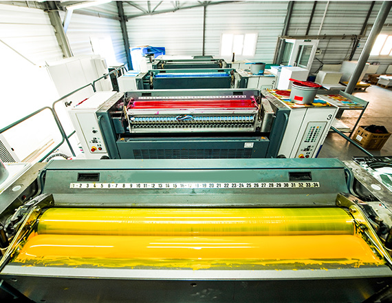 Producción profesional mediante impresión offset